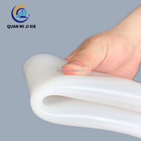 Feuille de caoutchouc silicone pur à 100 % certifiée RoHS et REACH - Tapis en silicone transparent de qualité alimentaire à haute élasticité