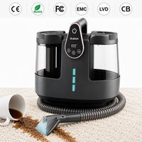 Nettoyeur de tapis portable à vapeur, puissant, pour nettoyage à sec et humide, professionnel, pour tissus, tapis, canapés