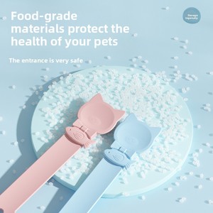 Cuillère distributrice à pression en forme de queue de chat pour pâté et purée de viande pour chats – Fournitures d'alimentation pour animaux de compagnie - Product Image 1