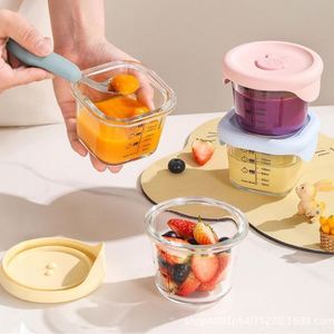 Tazón de Vidrio para Bebés con Diseño de Conejito, Apto para Microondas, para Huevos al Vapor y Carne Triturada, Apto para Congelador - Product Image 2