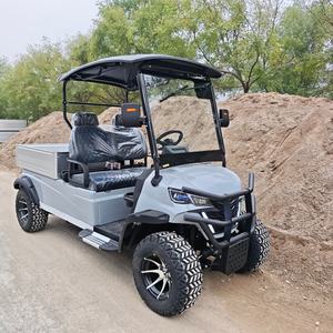 Voitures de golf électriques d'usine à prix bas, buggy à vendre, voitures de club chinoises avec benne de chargement - Product Image 2