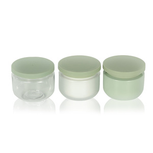 Botol Kosmetik Plastik PET Transparan 8OZ 250ml Mulut Lebar untuk Body Butter, Wadah Kosmetik Kosong untuk Krim Lulur Tubuh - Product Image 6