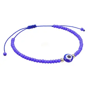 Personal Cheap Handmade Accessory Glaze Eye Mexican Bracelet Hand woven adjustable Handmade Bracelet