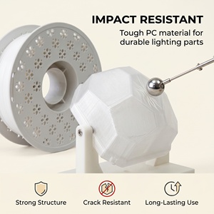 Filament de <span class=keywords><strong>diffusion</strong></span> de lumière en PC de qualité industrielle 1,75 mm 1 kg, filament d'impression 3D en polycarbonate pour diffuseur d'éclairage LED - Product Image 6