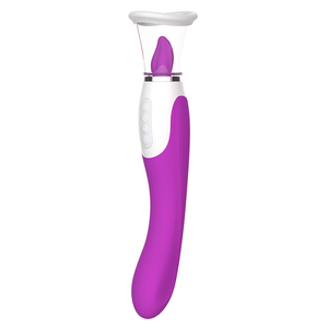 Produit phare : Vibrateur <span class=keywords><strong>vibrant</strong></span> chauffant pour femme, avec fonction de succion de mamelons et de stimulation lingual, pour la masturbation féminine, articles sexuels - Product Image 2