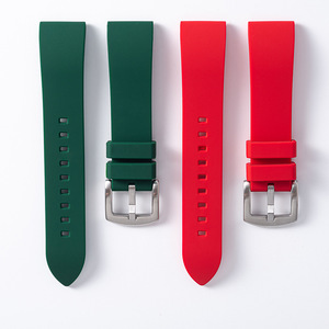Bracelet de montre en caoutchouc TPSIV de luxe personnalisé, à libération rapide, 20 mm 22 mm, bracelet de plongée en silicone pour Rolx MoonWatch - Product Image 3