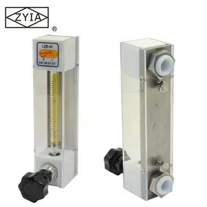 Hose connection direct reading panel type glass tube chemical resistant ozone generator flowmeter
