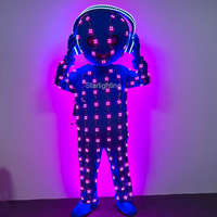 OEM couleur changeante LED robot vêtements costume poupée cosplay vêtements Costume LED scène spectacle robe de danse pour boîte de nuit bar fête