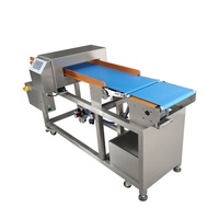 Fabriekslijn voedselveilige roestvrijstalen transportband industriële metaaldetector model 602 JINDUN magnetisch veldinductie