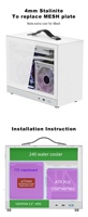 Mini-ITX Micro ITX PC Case 15.9L Computer Case Aluminium Small Gaming Case avec usb3.0 Type-C