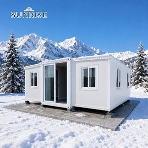 บ้านคอนเทนเนอร์สำเร็จรูปคุณภาพสูง SUNRISE ขนาด 20 ฟุต 30 ฟุต 40 ฟุต แบบขยายได้ พับเก็บได้ เคลื่อนย้ายได้ ดีไซน์ 2 3 5 ห้องนอน - Product Image 1