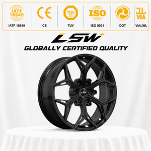 LS8042 High Strength Aluminum Forged <b>Wheels</b> Gloss Black Y <b>Spoke</b> Rims For Daily And Sport Driving - Product Image 3