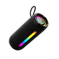 Subwoofer pour enceinte 5.3, 40W, éclairage LED RGB, grand volume, TWS interconnecté, étanche, pour voiture et extérieur, double chambre sonore