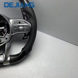 Fabricante Profesional de Cuero Perforado de Fibra de Carbono para Volante de Auto W213 W204 W205 W211 C257 AMG - Product Image 3
