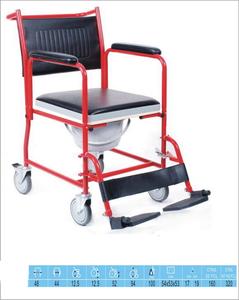 Acero cromado marco altura ajustable plegable silla para baño - Product Image 2