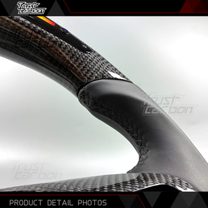 Volante de Fibra de Carbono Personalizado con Pantalla LED Inteligente para <span class=keywords><strong>Maserati</strong></span> Quattroporte 2013-2022, <span class=keywords><strong>Levante</strong></span>, Ghibli, GranTurismo - Product Image 5