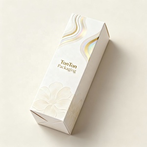 Caja de Cartón Personalizada y Caja de Regalo Blanca Marfil para Limpiador Facial, Productos de Cuidado Personal, Empaque Ligero de Cartón - Product Image 5