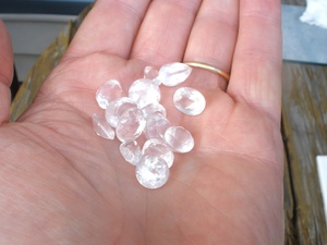 Mezcla de gemas sueltas de cuarzo rosa natural de más de 50 quilates - Product Image 1