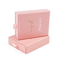 Dapat didaur ulang lipstik ramah lingkungan papel para cajas kotak kemasan biodegradable mewah kardus laci lipgloss kotak kertas