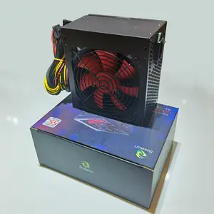 Computador de jogos psu 250W/300W/400W/500W600W ATX Computador Personalizar PSU com ventilador de refrigeração preto