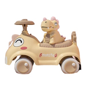 Nouvelle Voiture Électrique à Quatre Roues Style Yo-Yo, Jouet à Pousser et Tordre pour Bébé avec Roues Universelles, pour Enfants de 1 à 3 Ans, en Plastique - Product Image 1