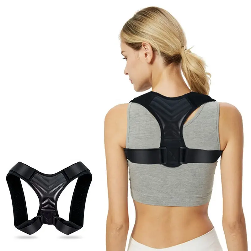 Ama zon Best Upper Back Support Band Clavicle Support Back Straightener Shoulder Brace Posture Corrector Amazons Hot Sale