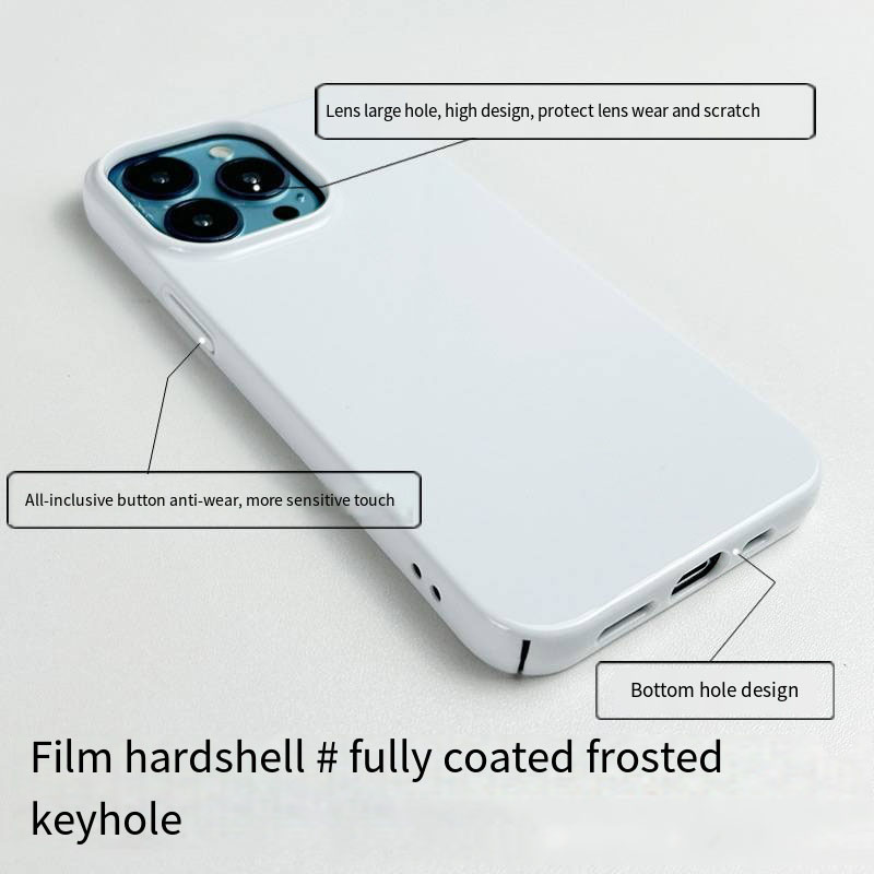 buco della serratura satinato completamente rivestito-Bianco