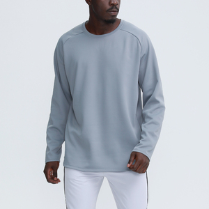 Felpe Sportive da Allenamento e con Cappuccio da <span class=keywords><strong>Uomo</strong></span> Oversize Tinta Unita con Logo Personalizzato e Stampa Serigrafica - Product Image 2