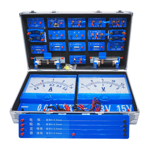 Laboratoire de physique Kit d'expérimentation d'électromagnétisme électrique de base Boîte de démonstration pour les lycéens - Product Image 1