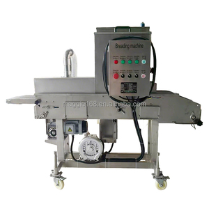 Chaîne de production automatique de nuggets de <span class=keywords><strong>poulet</strong></span> et de galettes de hamburgers en acier inoxydable 304 pour frites, champignons frits et tempura - Product Image 1