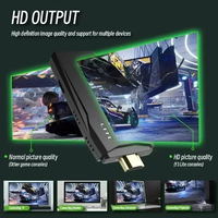 Console de jeu TV M8, contrôleur sans fil 2.4G, double joystick intégré 20000+64GB, 4K HD rétro, compatible PC, Android, TV USB