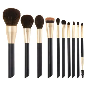 OCM High Quality Black Makeup Brush Set Synthetic Hair Professional Private Label Cosmetic Make up Brush Kit