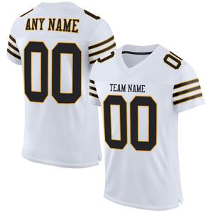 เสื้อฟุตบอลแบบคลาสสิกสีขาวดำ-ทอง  แบบตาข่าย  ของแท้ - Product Image 1