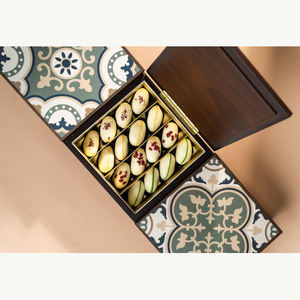 Caja de Madera para Dulces de Chocolate, Caja de Regalo Personalizada para Navidad, Caja Vacía para Empacar Dulces de Chocolate, Cajas de Regalo para Dulces, Chocolates y Dátiles - Product Image 1