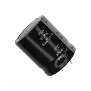 ตัวเก็บประจุแบบสแนป th 2700 uF 2700 uF 20% 100V แบบมีรูผ่านรูของแท้ - Product Image 1