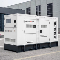 Goldlink Super Silent 115kVA Grupo electrógeno diésel 92KW Arranque automático 50/60Hz Frecuencia 480V Voltaje nominal Hecho en China para fábricas