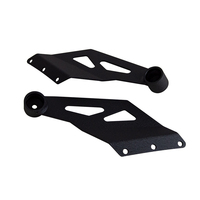 Nouvelles barres lumineuses LED en alliage d'aluminium de 50 pouces, supports de montage pour pare-brise supérieur, garantie 1 an, Wrangler Truck Offroad