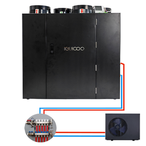 Système de ventilation à ERV mural Double récupération d'énergie, efficacité de récupération de chaleur ventilation mécanique avec récupération de chaleur - Product Image 2