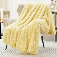Couverture en fausse fourrure moelleuse et douce Zhengtai OEKO-TEX, 850 GSM, tricotée, vente en gros