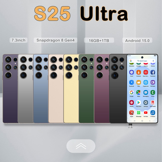 2026 Original Android S25 ultra Phone Smartphone 16+1TB MobilePhone Cell 5G Gaming Phone