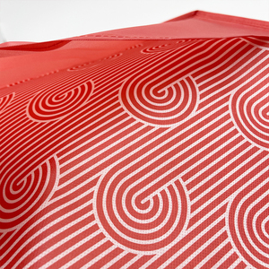 Sacs fourre-tout d'épicerie non tissés en tissu PC réutilisables écologiques de taille moyenne, achats pratiques avec logo de dessin animé imprimé - Product Image 5