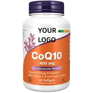 OEM Coenzym Immunität Booster CoQ10 Kapseln mit PQQ für die Herz gesundheit Anti Fatigue Verbessern Sie die Fruchtbarkeit Gesundheit Coenzym Q10 Enzym