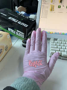 4 мил 5 мил для чистки татуировок, для приготовления в саду, спа-салон красоты, маникюра, печать логотипа, латексная пудра, не содержит нитриловых одноразовых перчаток - Product Image 3