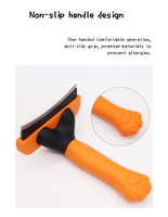 Peigne de toilettage professionnel pour animaux de compagnie (chats et chiens) à deux lames, accessoires pour animaux, brosse anti-poils pour chiens et chats