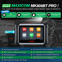 Pour MaxiCOM MK808BT PRO OBD2 Scanner Outil de diagnostic automobile Écran tactile LCD 7 pouces / Wi-Fi 4+64 Go Batterie 12V 5000 mAh