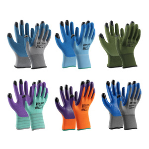 Guantes de Trabajo con Pantalla Táctil Handomate, Material PU, Puntas de Dedos Texturizadas, Antideslizantes, Resistentes al Desgaste, para Logística y Clasificación - Product Image 4