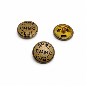 Boutons-pression décoratifs en alliage de zinc sans nickel, taille personnalisable, 4 parties, pour vêtements - Product Image 1