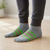 Chaussettes OEM personnalisées pour adultes, à motif animalier, à séchage rapide, sportives, fines, douces, en coton peigné