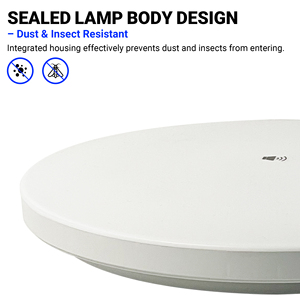 Lámpara LED <span class=keywords><strong>de</strong></span> Techo <span class=keywords><strong>con</strong></span> <span class=keywords><strong>Sensor</strong></span> <span class=keywords><strong>de</strong></span> <span class=keywords><strong>Movimiento</strong></span>, Precio <span class=keywords><strong>de</strong></span> Fábrica, 220V 110V, Iluminación Industrial, <span class=keywords><strong>Sensor</strong></span> <span class=keywords><strong>de</strong></span> Radar <span class=keywords><strong>de</strong></span> <span class=keywords><strong>Movimiento</strong></span> Humano, LED Redondo, Uso en Interiores y Exteriores - Product Image 4