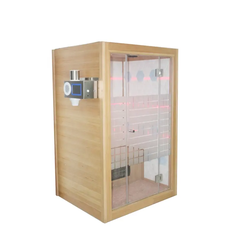 2 Persoon Zout Bricks Ver Infrarood Sauna Met Zout Generator Gebruikt Voor Zout Therapie